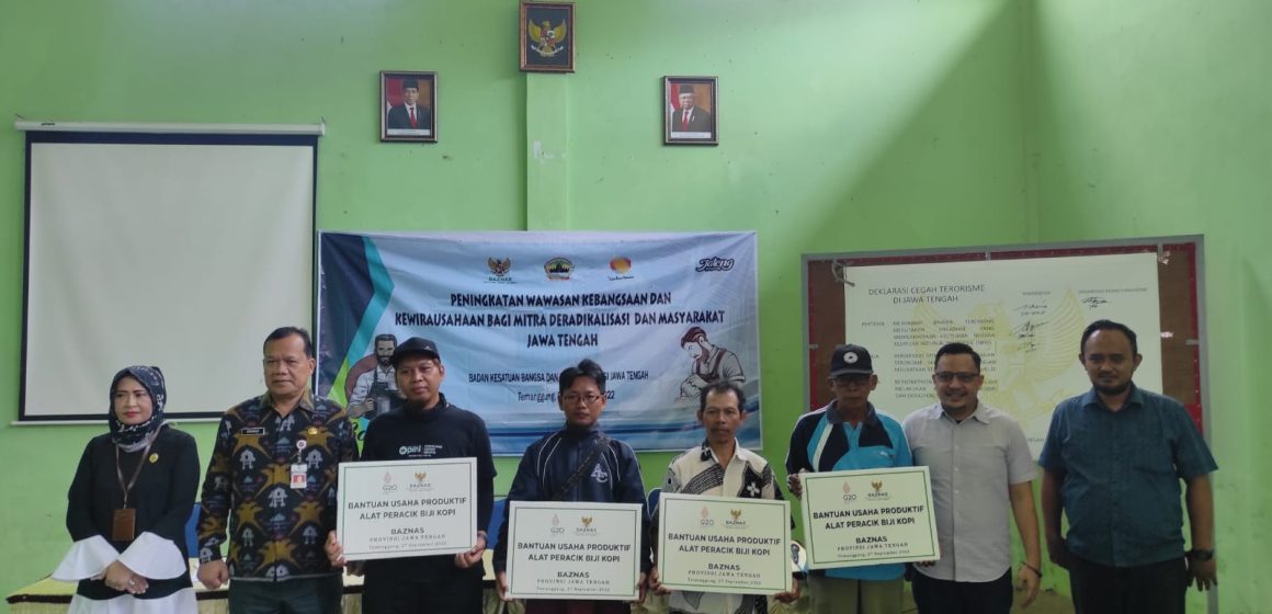Kesbangpol Jateng Beri Pelatihan Barista Bagi Mitra Deradikalisasi Dan Masyarakat Jawa Tengah