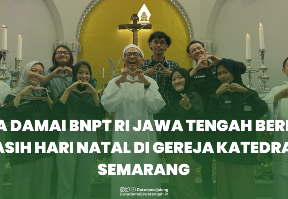 Duta Damai BNPT RI Jawa Tengah Berbagi Kasih Hari Natal di Gereja Katedral Semarang