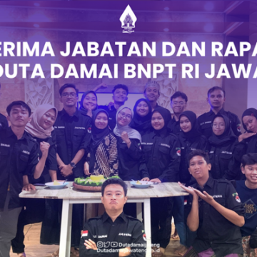 SERAH TERIMA JABATAN DAN RAKERDA DUTA DAMAI BNPT RI JAWA TENGAH